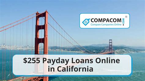 Up To 255 California Online Payday Loans